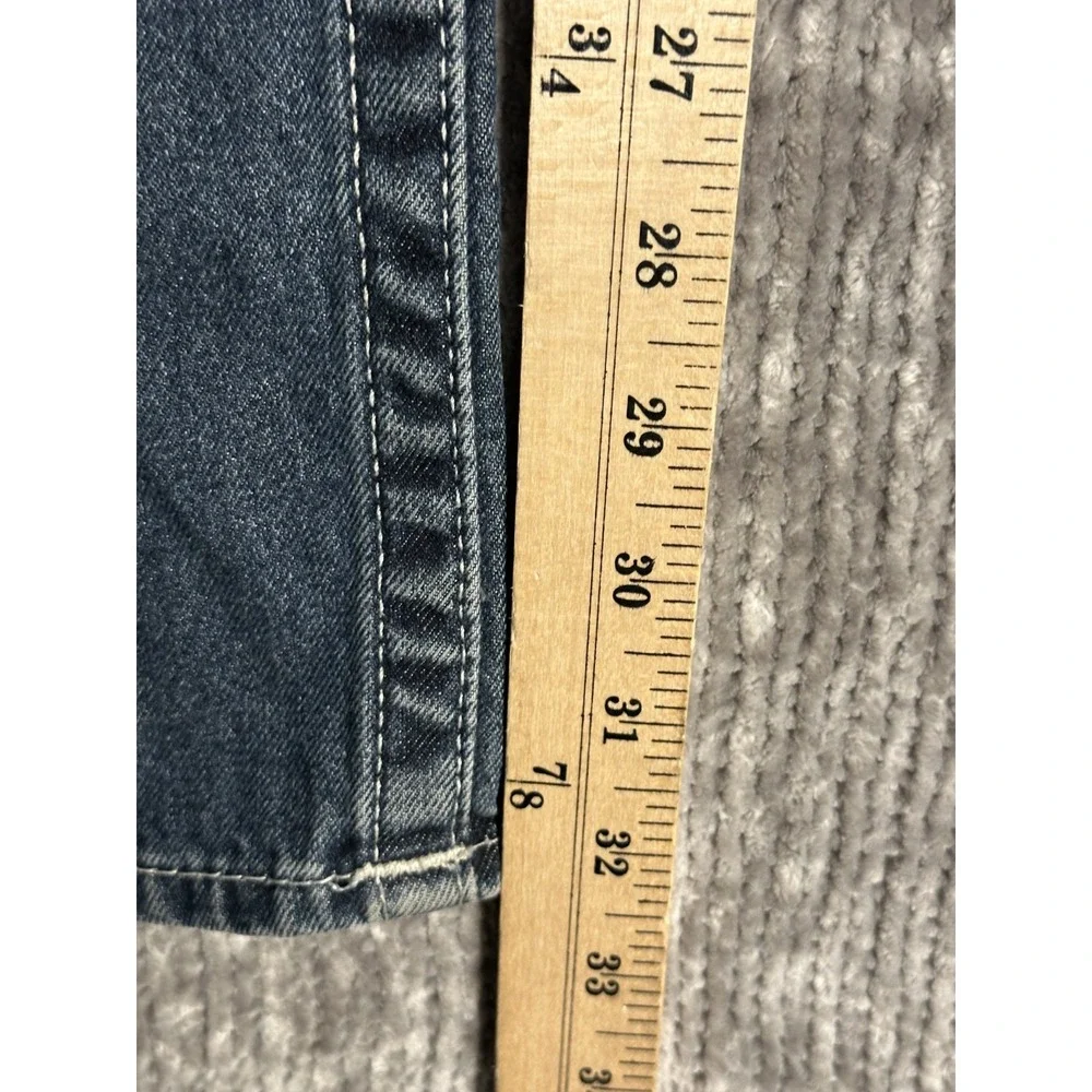 True Religion Men's Medium Wash Blue Straight Fit Denim Jeans 42x30 Flap